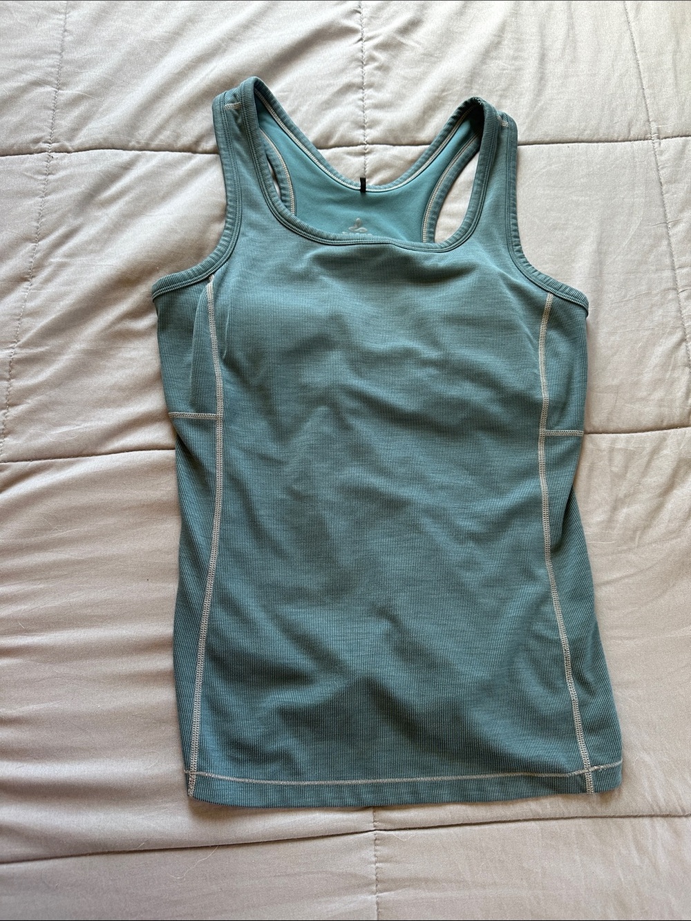 Prana Teal Racerback Tank Top
